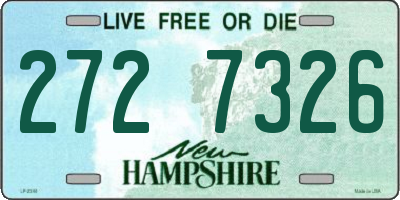 NH license plate 2727326