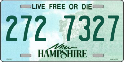 NH license plate 2727327