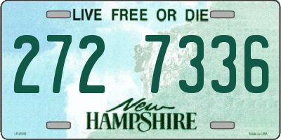 NH license plate 2727336