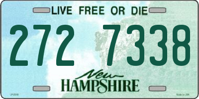NH license plate 2727338