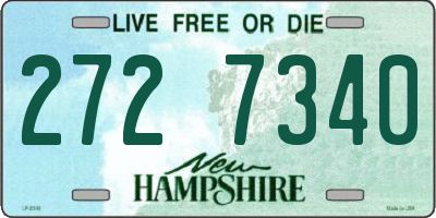 NH license plate 2727340