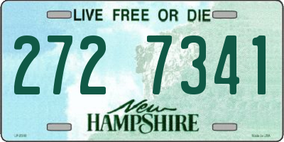 NH license plate 2727341
