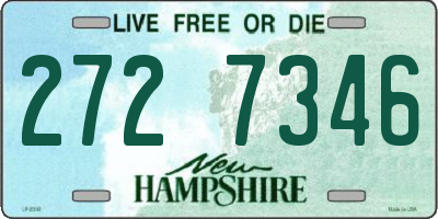 NH license plate 2727346