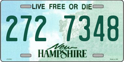 NH license plate 2727348