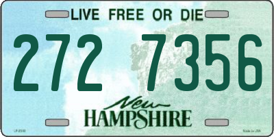 NH license plate 2727356