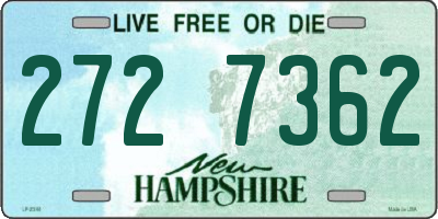NH license plate 2727362