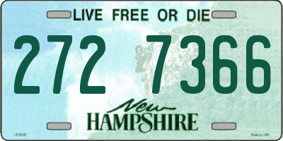 NH license plate 2727366