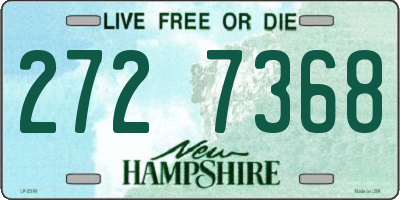 NH license plate 2727368