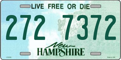 NH license plate 2727372