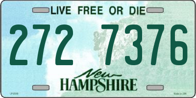 NH license plate 2727376