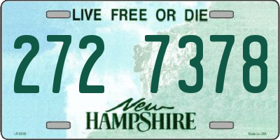 NH license plate 2727378