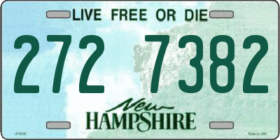 NH license plate 2727382