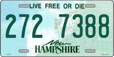 NH license plate 2727388