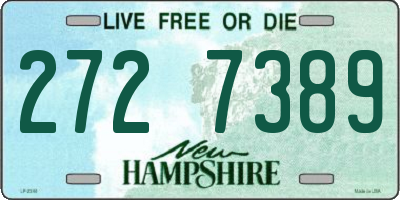 NH license plate 2727389