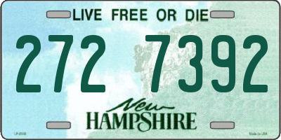 NH license plate 2727392