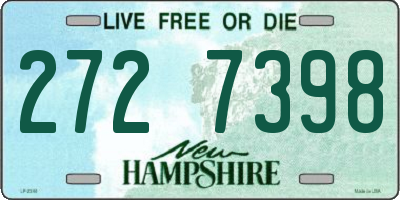 NH license plate 2727398