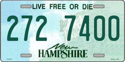 NH license plate 2727400