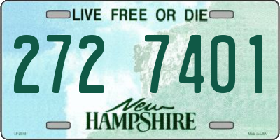 NH license plate 2727401