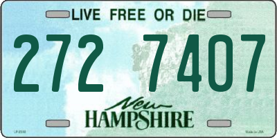 NH license plate 2727407