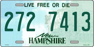 NH license plate 2727413