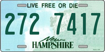 NH license plate 2727417