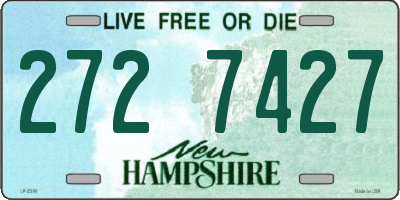NH license plate 2727427