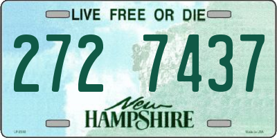 NH license plate 2727437