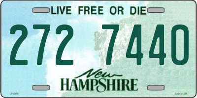 NH license plate 2727440