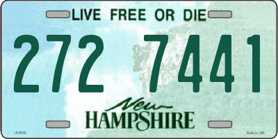 NH license plate 2727441