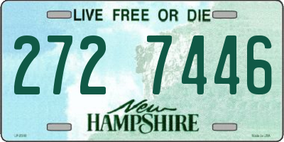NH license plate 2727446