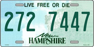 NH license plate 2727447