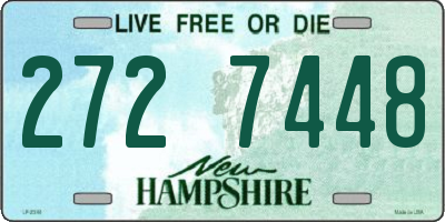 NH license plate 2727448