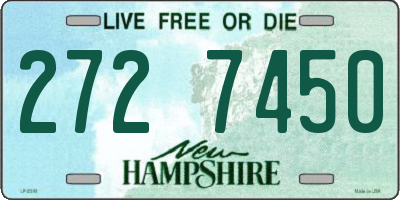 NH license plate 2727450