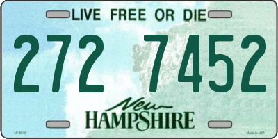 NH license plate 2727452