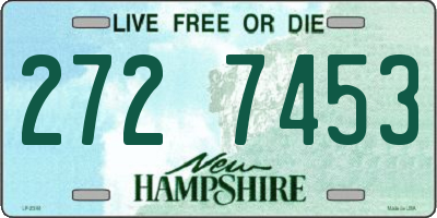 NH license plate 2727453