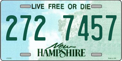 NH license plate 2727457