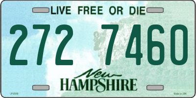 NH license plate 2727460
