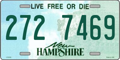 NH license plate 2727469