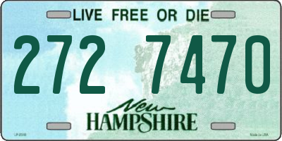 NH license plate 2727470