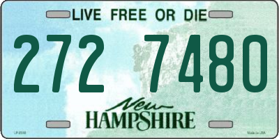 NH license plate 2727480