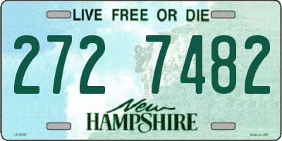 NH license plate 2727482