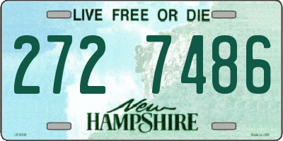NH license plate 2727486