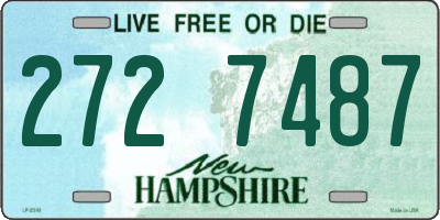 NH license plate 2727487