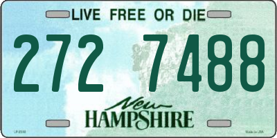 NH license plate 2727488