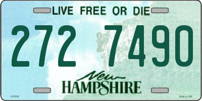 NH license plate 2727490