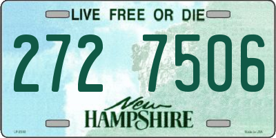 NH license plate 2727506