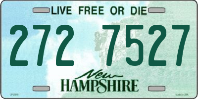 NH license plate 2727527