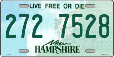 NH license plate 2727528