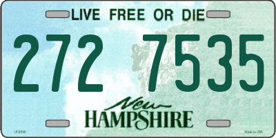 NH license plate 2727535
