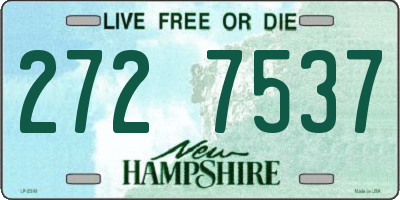 NH license plate 2727537